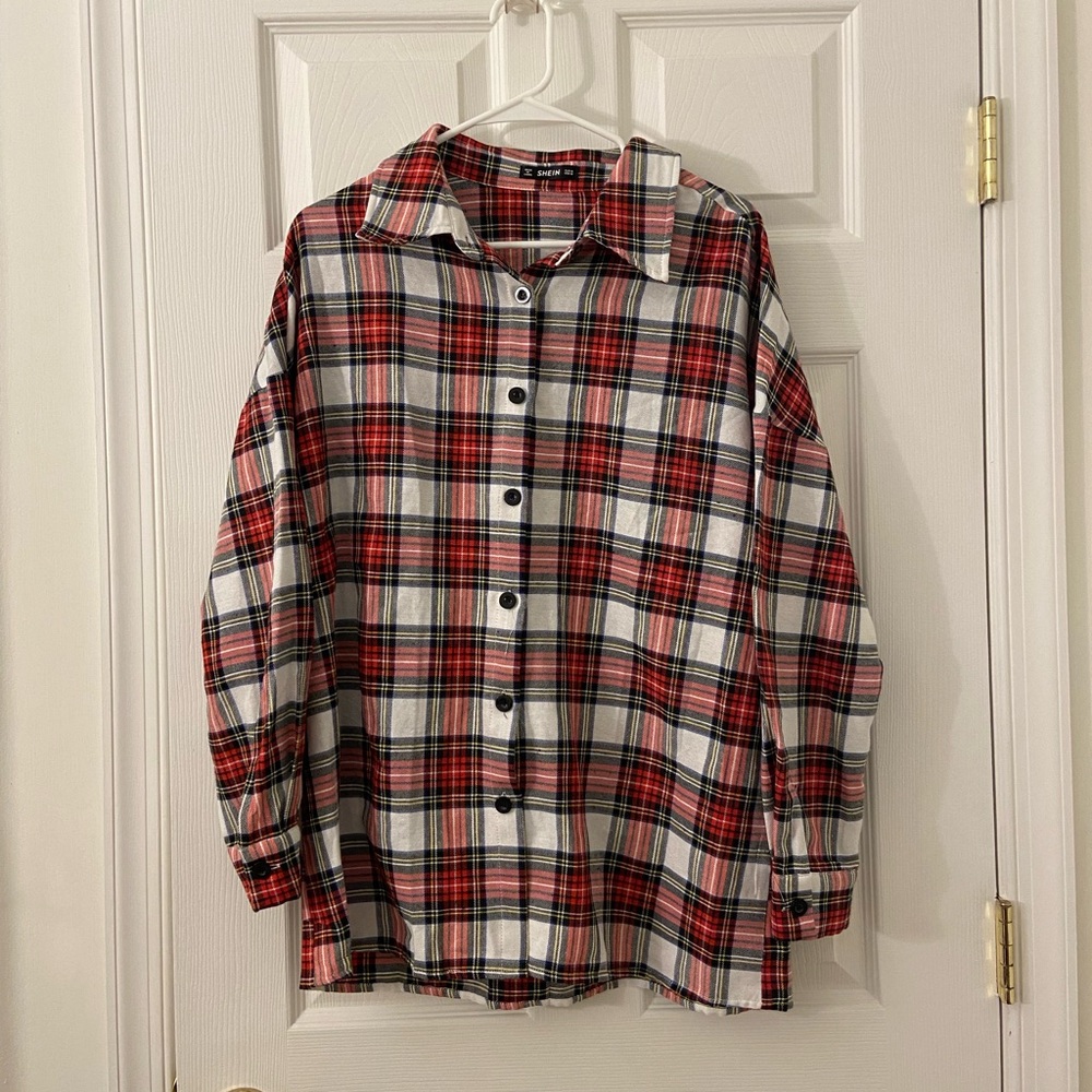 red and white flannel